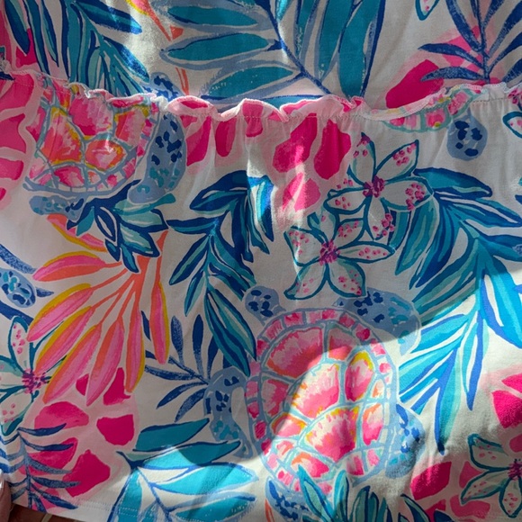 Lilly Pulitzer Evalyn Dress Resort White Rainforest Retreat - Picture 3 of 4